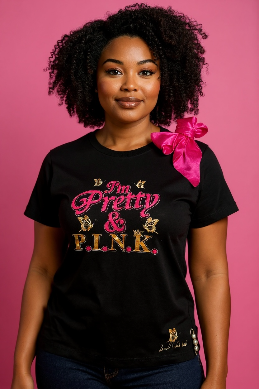 I'm Pretty & P.I.N.K w/ Bow