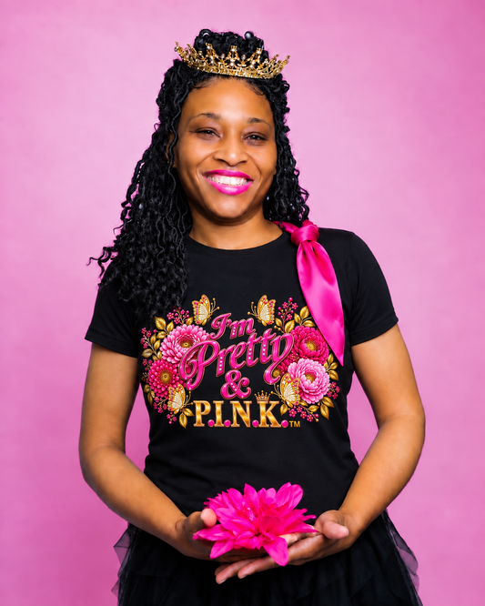 I'm Pretty & P.I.N.K w/ Scarf